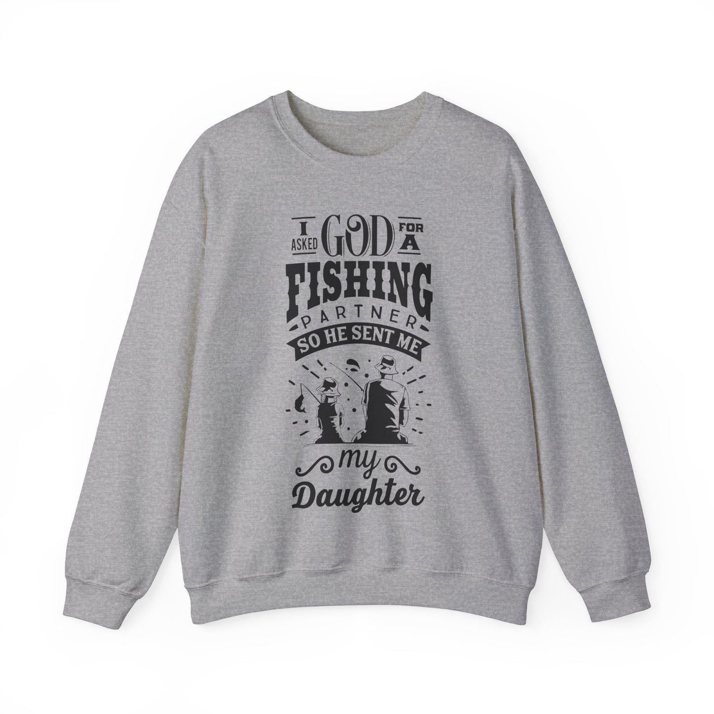 Father and daughter - Unisex Heavy Blend™ Crewneck Sweatshirt