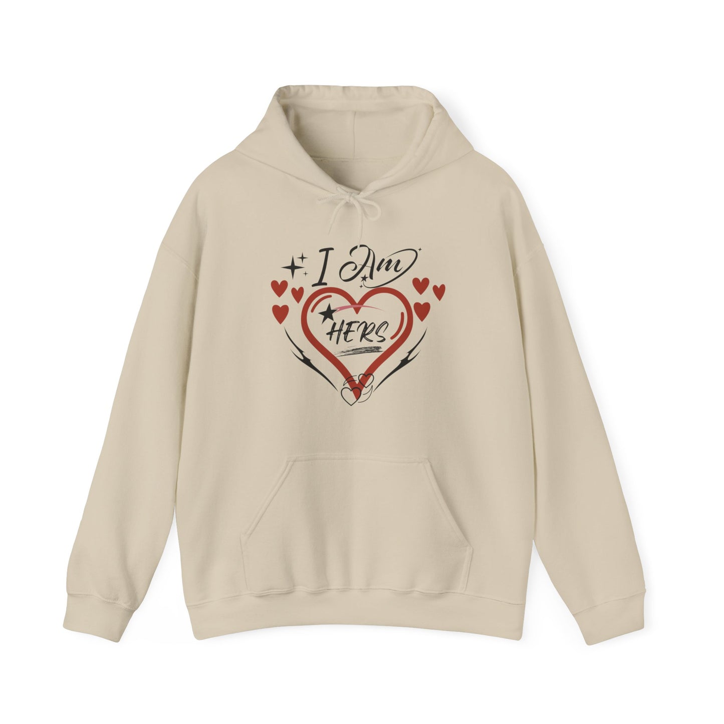 Valentine: I Am Hers - Unisex Heavy Blend™ Hooded Sweatshirt