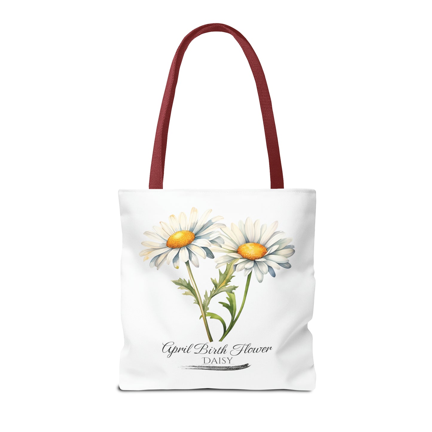 April Birth Flower: Daisy - Tote Bag (AOP)