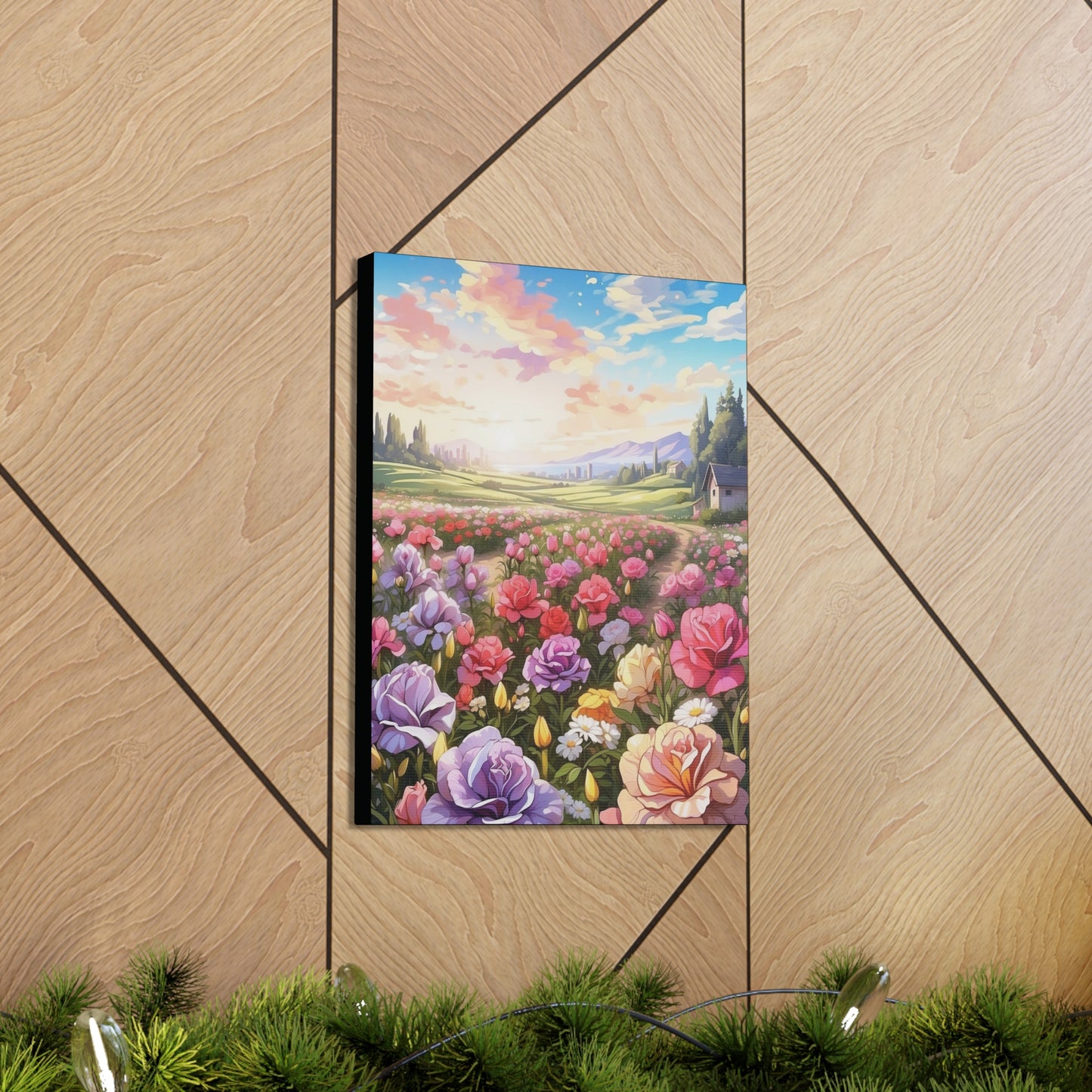 Flower Farm: Canvas Gallery Wraps