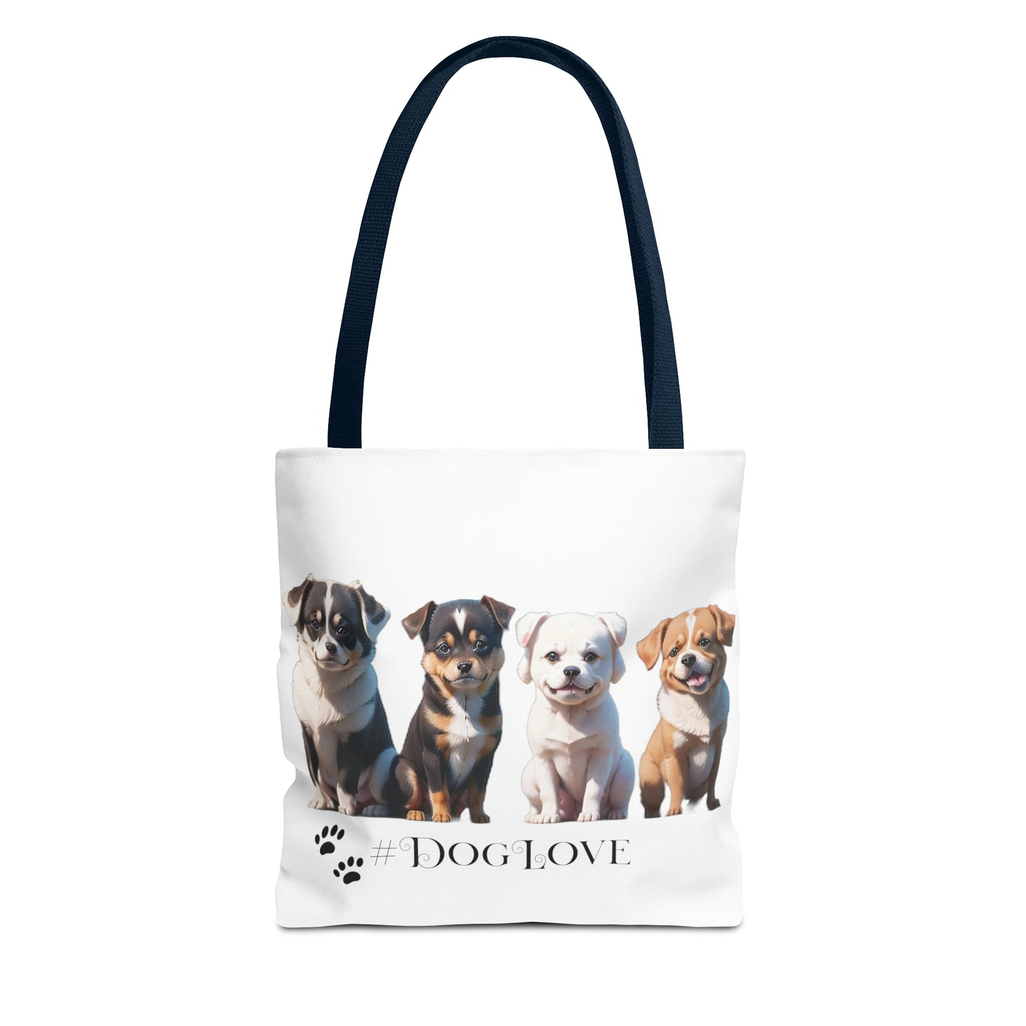 Tote Bag (AOP): #DogLove