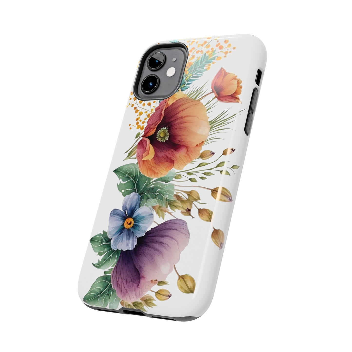 Tough Phone Cases: Watercolor Flower