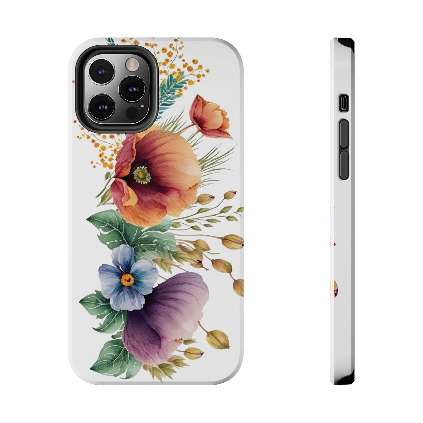 Tough Phone Cases: Watercolor Flower