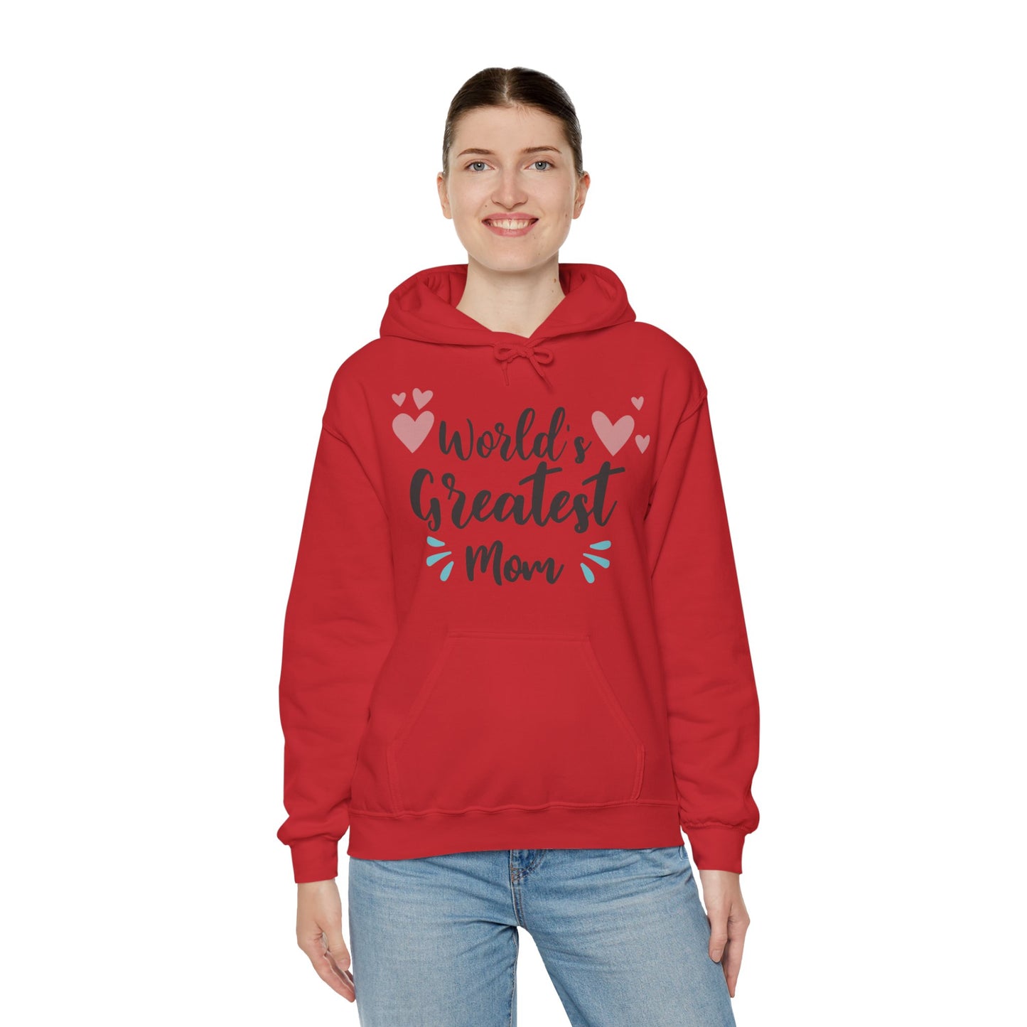 Worl Greatest Mom - Unisex Heavy Blend™ Hooded Sweatshirt