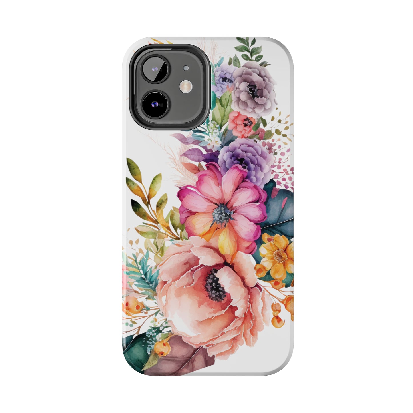 Tough Phone Cases: Watercolor Flowers