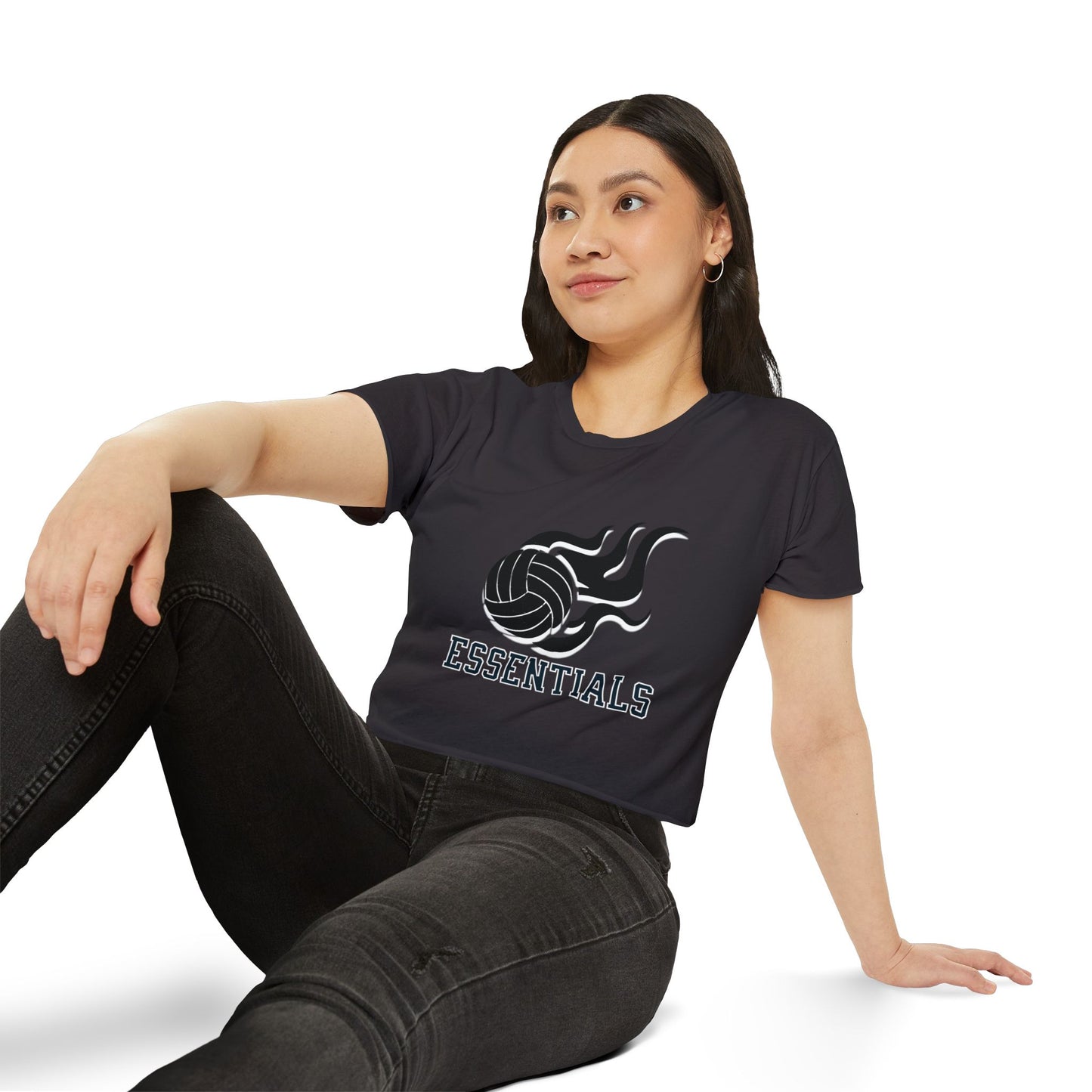 Festival Spirit Women's Crop Top, Summer Top, Sportswear, Graphic Tee, Beachwear, Party Shirt