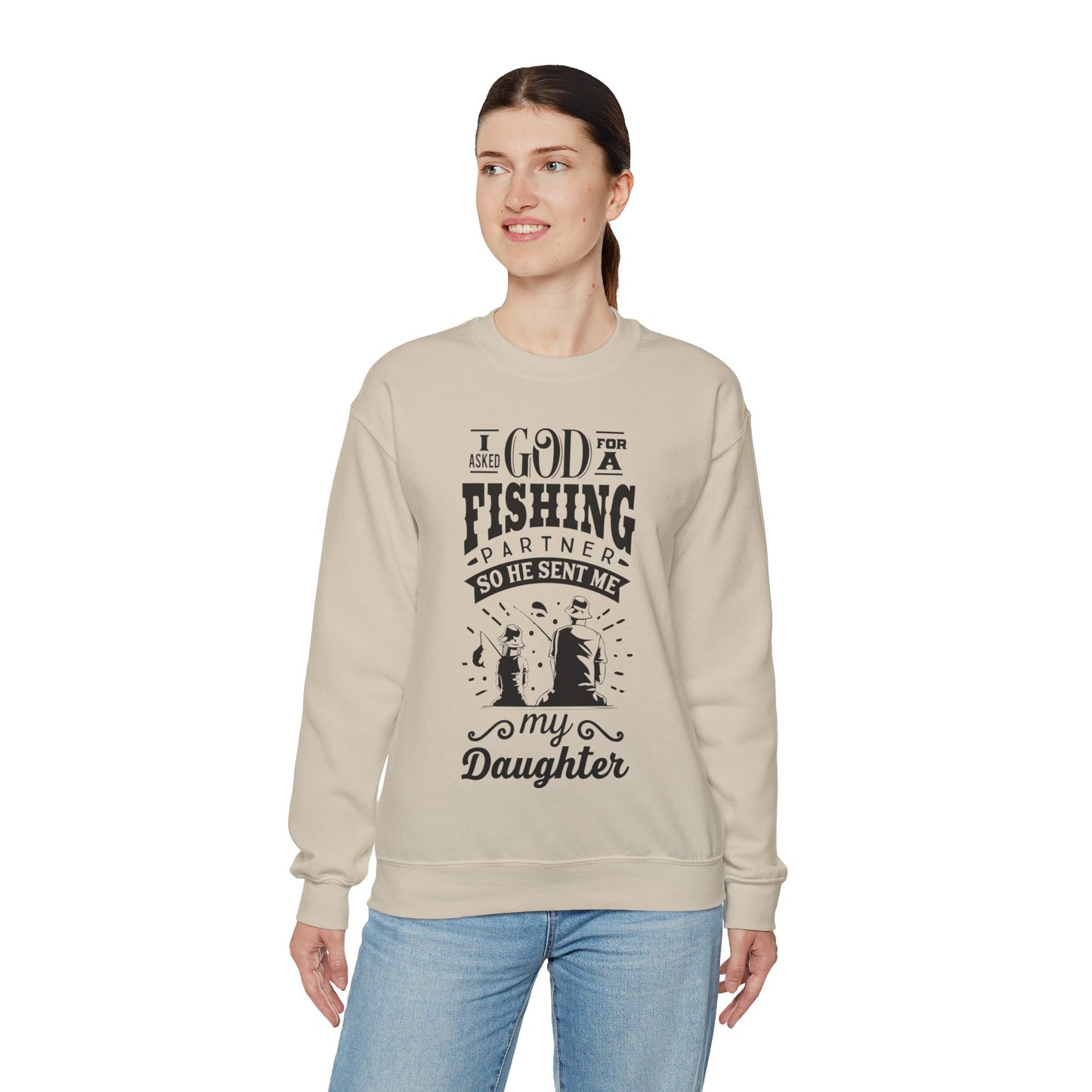 Father and daughter - Unisex Heavy Blend™ Crewneck Sweatshirt