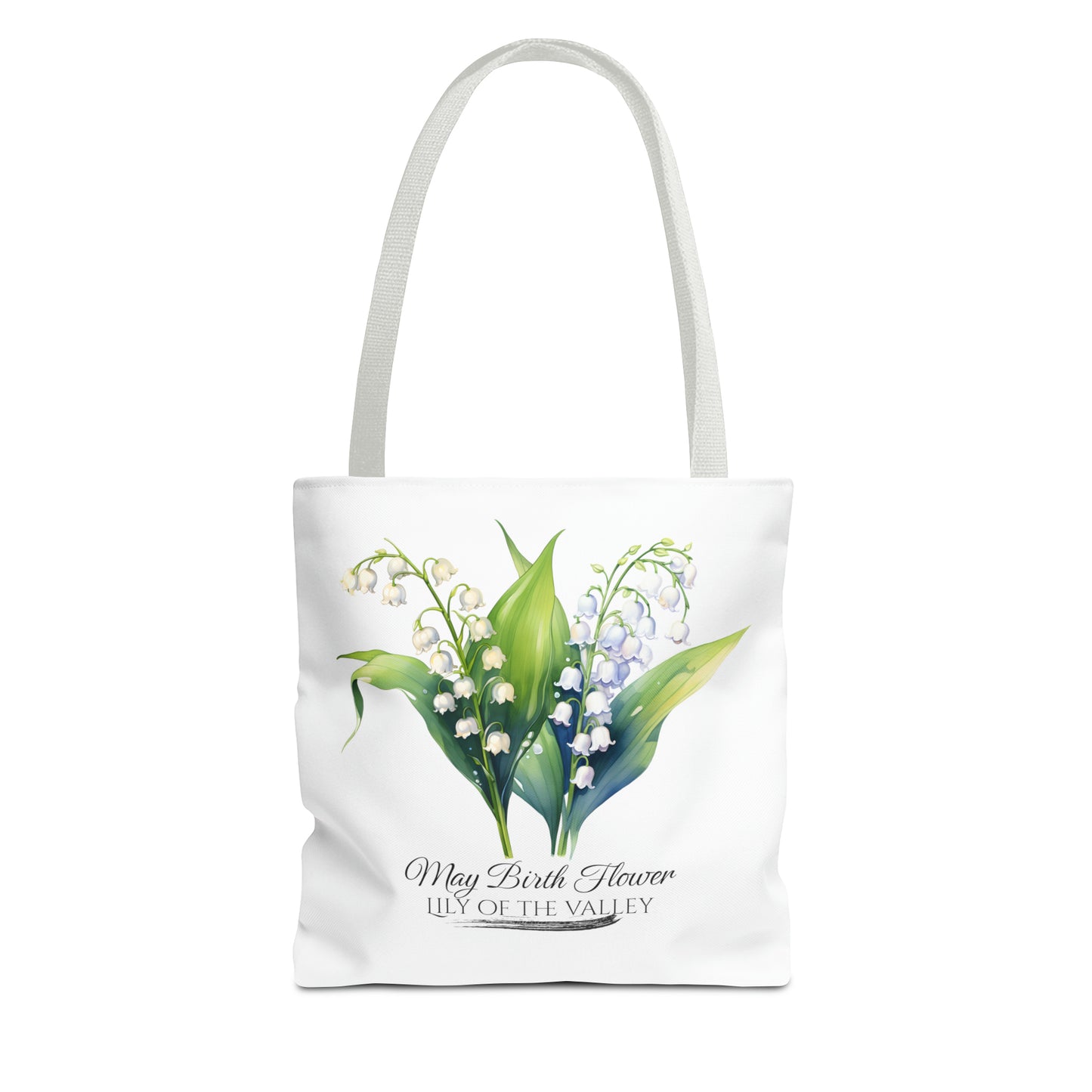 May Birth Flower: Lily of the valley - Tote Bag (AOP)