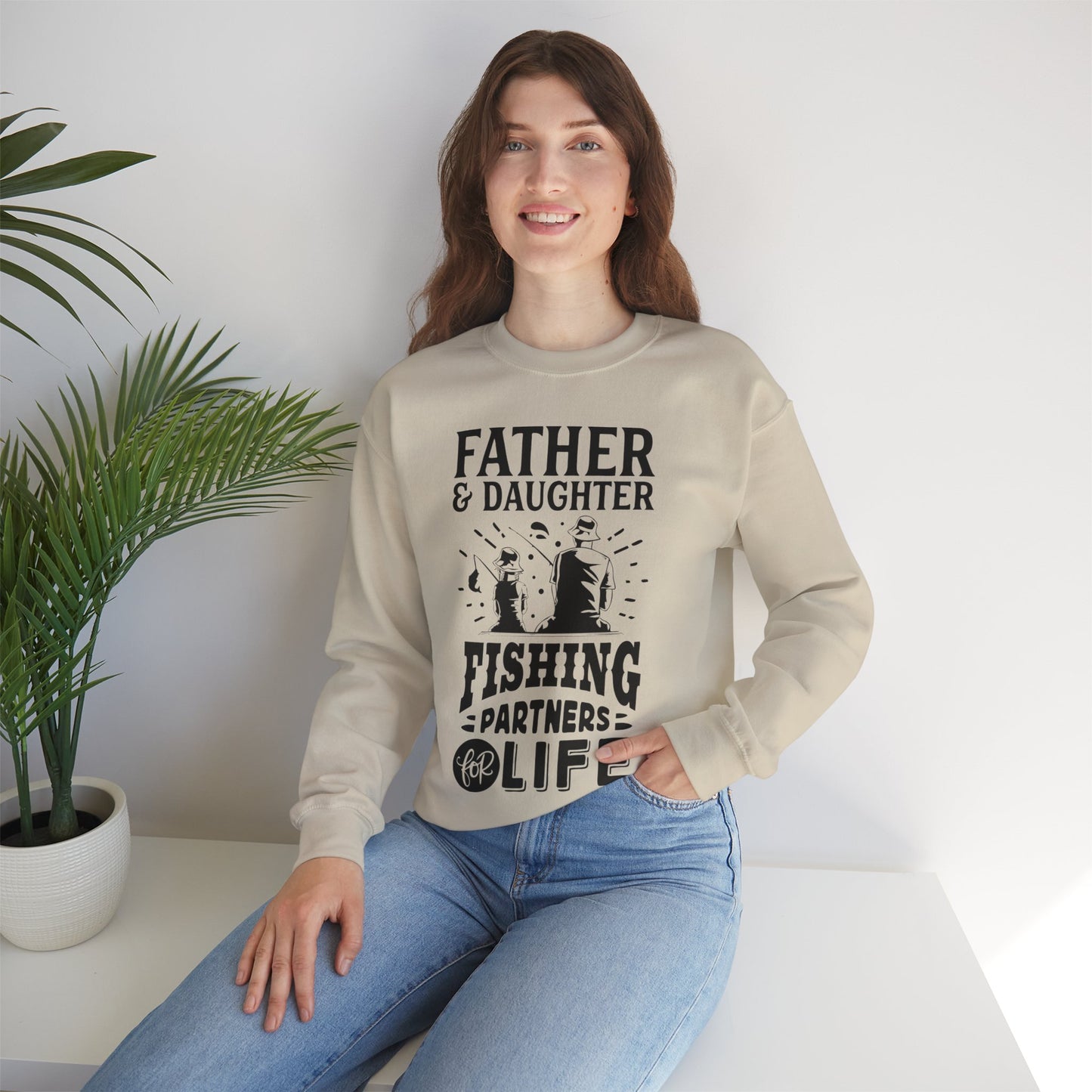 Father and Daughter for life - Unisex Heavy Blend™ Crewneck Sweatshirt