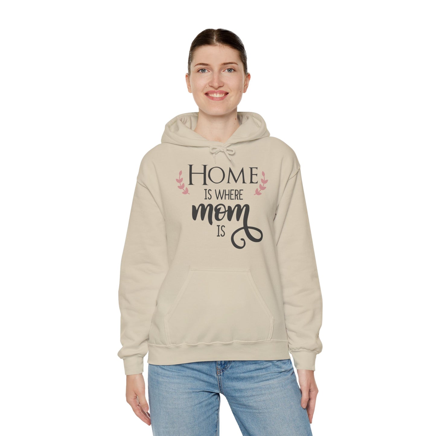 Home is where mom is - Unisex Heavy Blend™ Hooded Sweatshirt