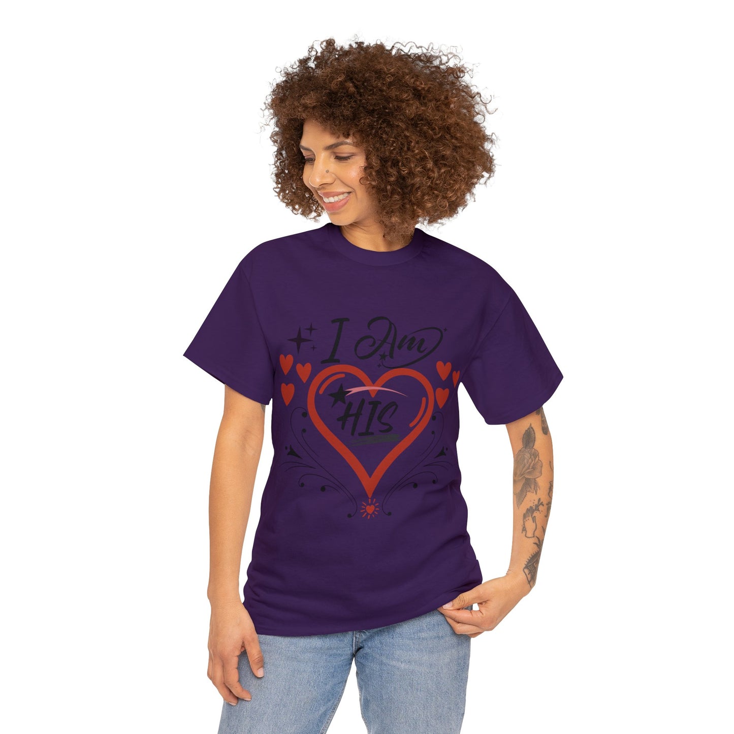 Valentine: I Am His1 - Unisex Heavy Cotton Tee