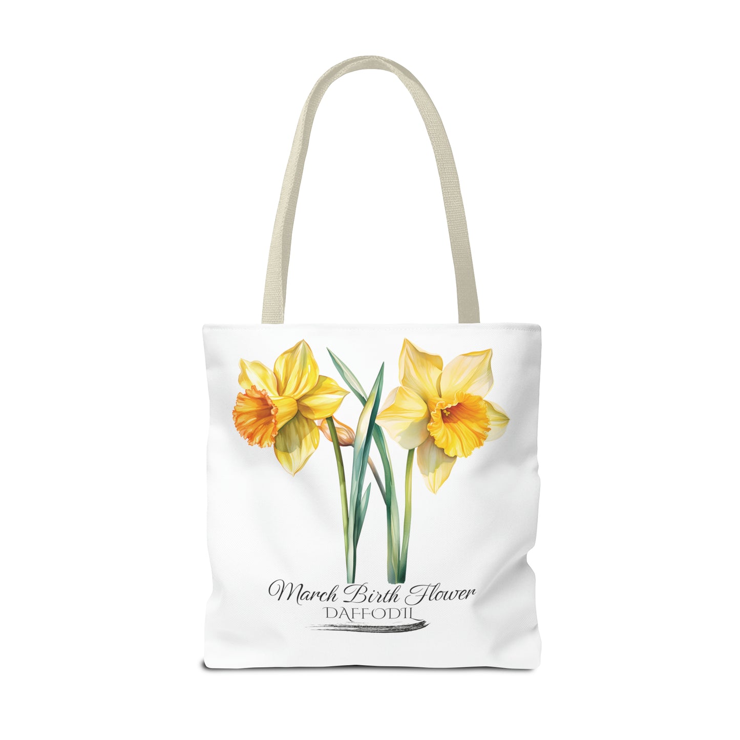 March Birth Flower: Daffodil - Tote Bag (AOP)