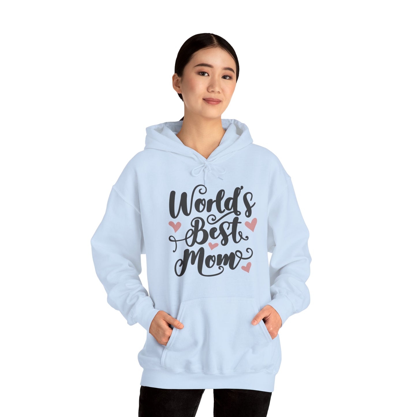 Worl Best Mom - Unisex Heavy Blend™ Hooded Sweatshirt