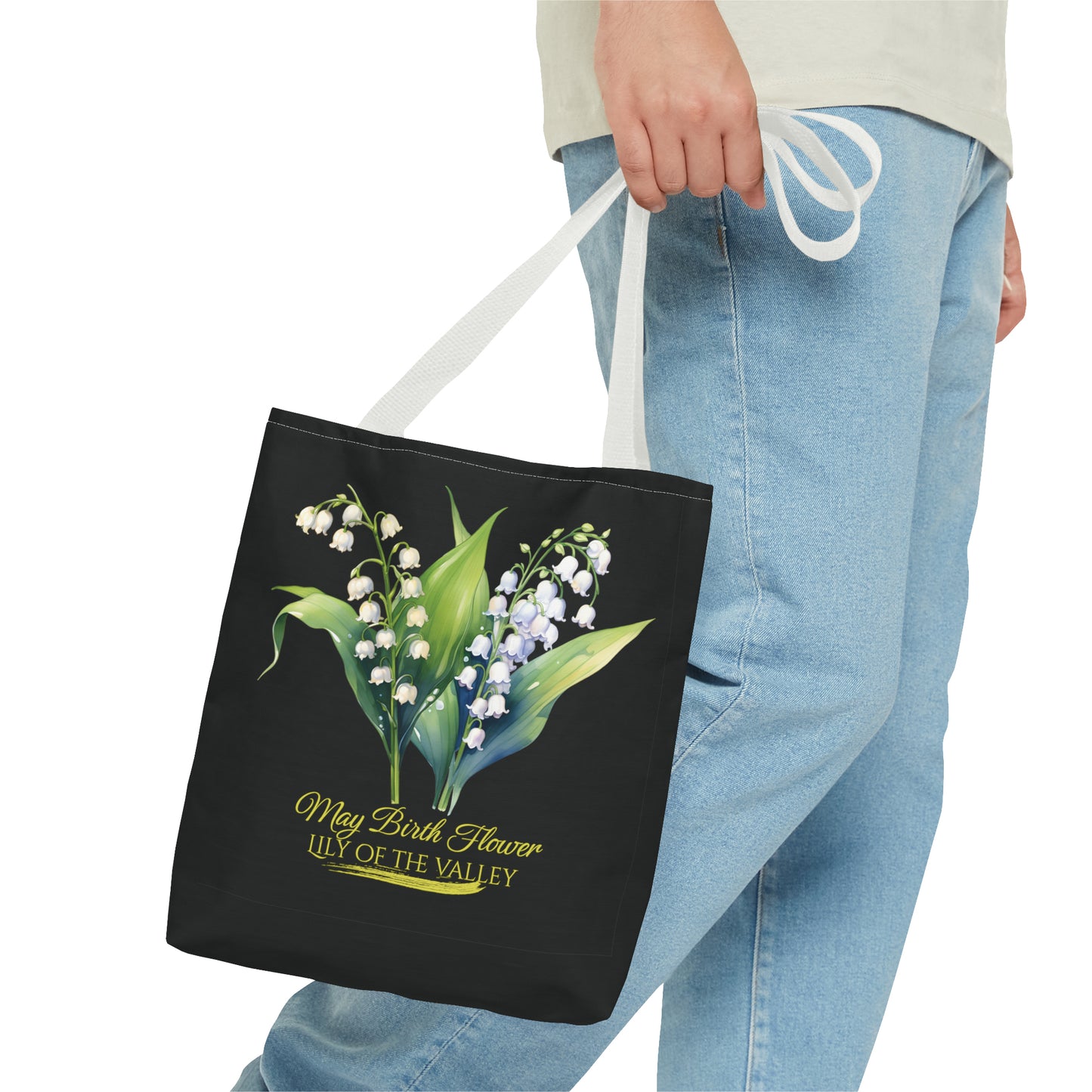 May Birth Flower: Lily of the valley - Tote Bag (AOP)