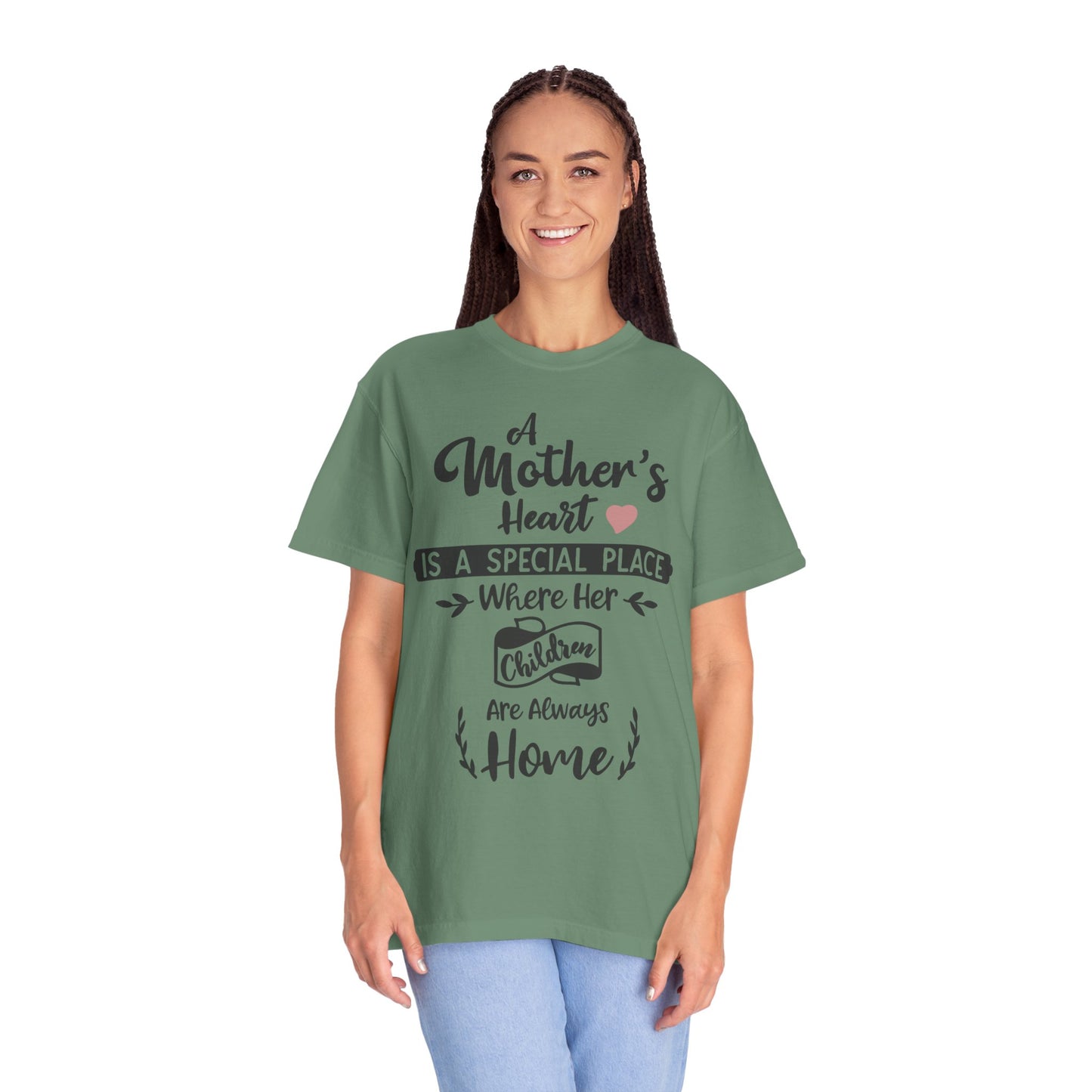 Mother's heart is a special place - Unisex Garment-Dyed T-shirt