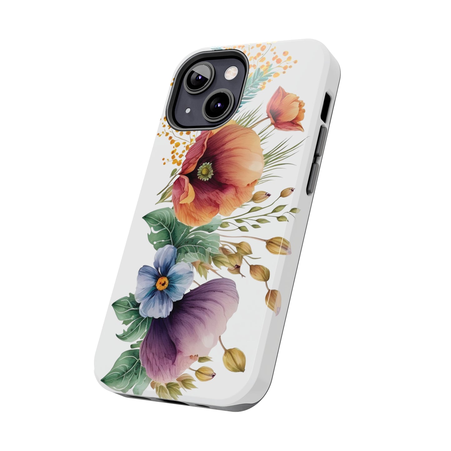 Tough Phone Cases: Watercolor Flower