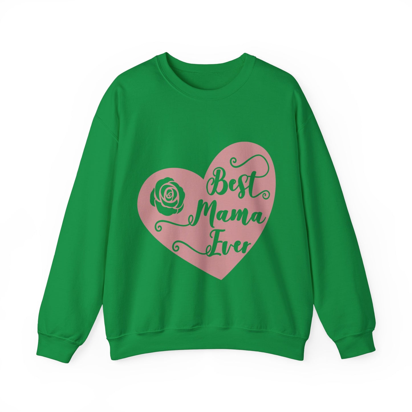 Best Mom Ever Heart - Unisex Heavy Blend™ Crewneck Sweatshirt