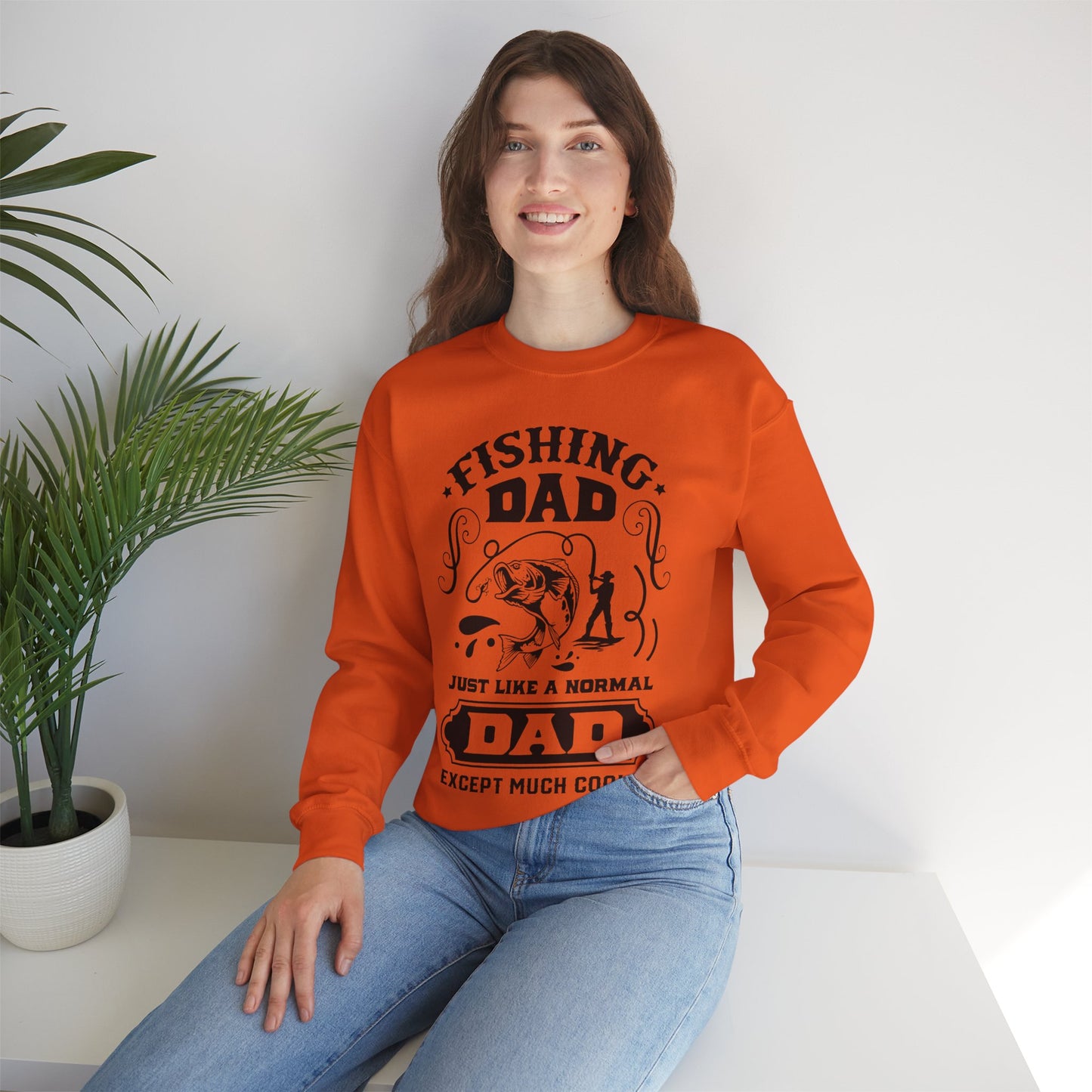 Fishing dad - Unisex Heavy Blend™ Crewneck Sweatshirt