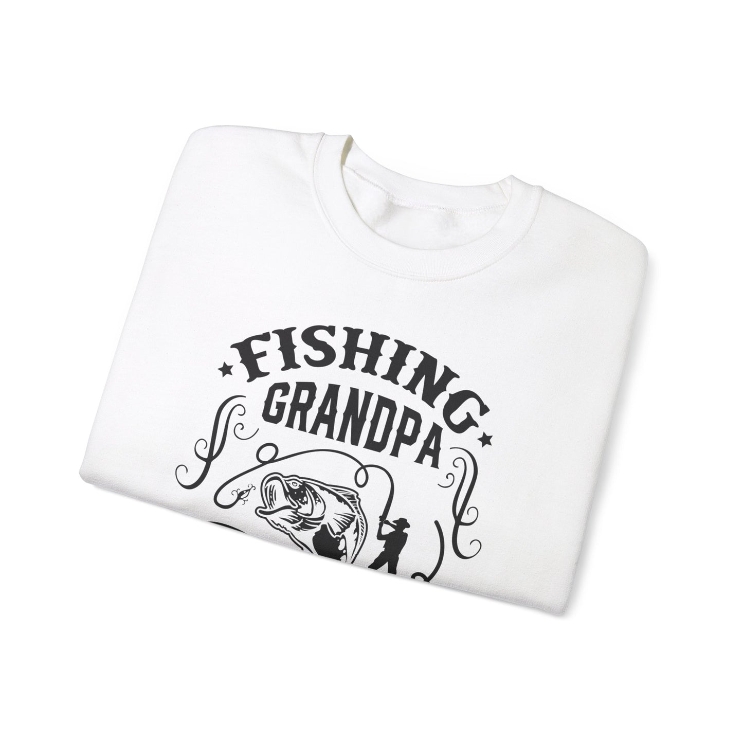 Fishing Grandpa - Unisex Heavy Blend™ Crewneck Sweatshirt