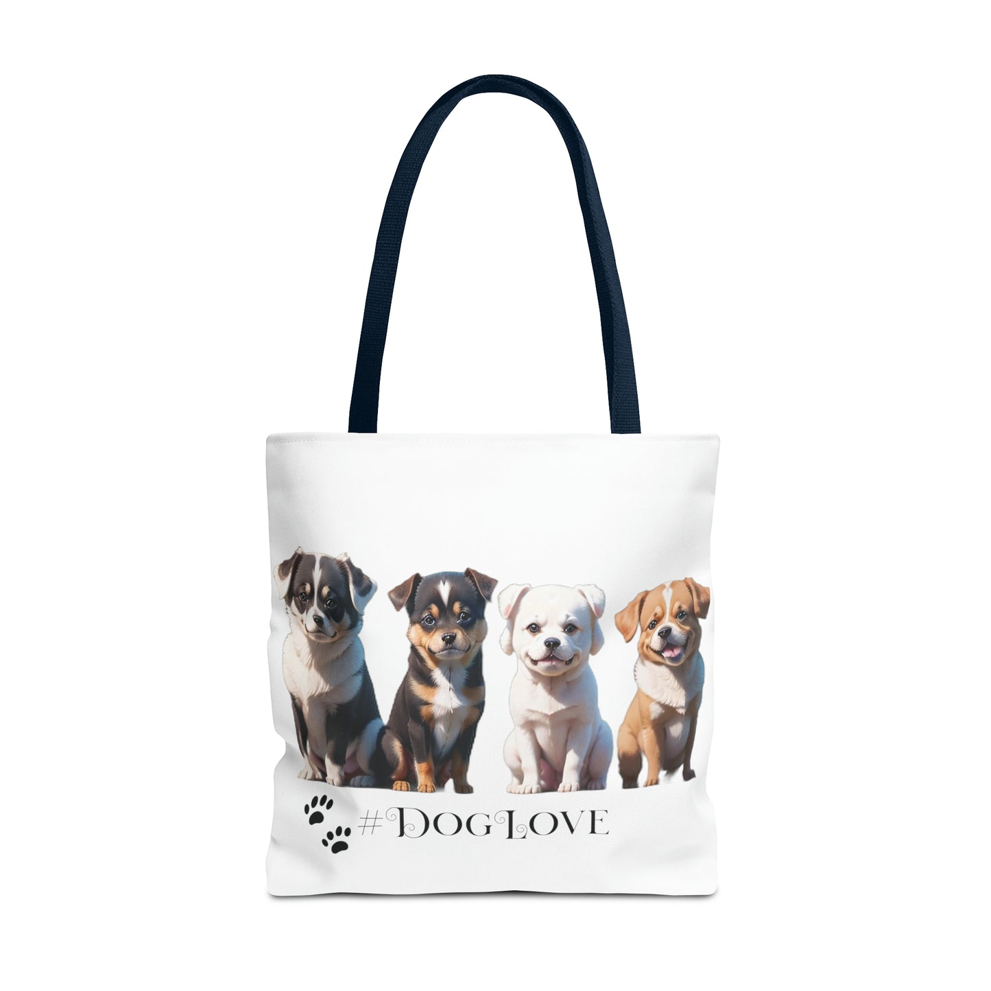 Tote Bag (AOP): #DogLove