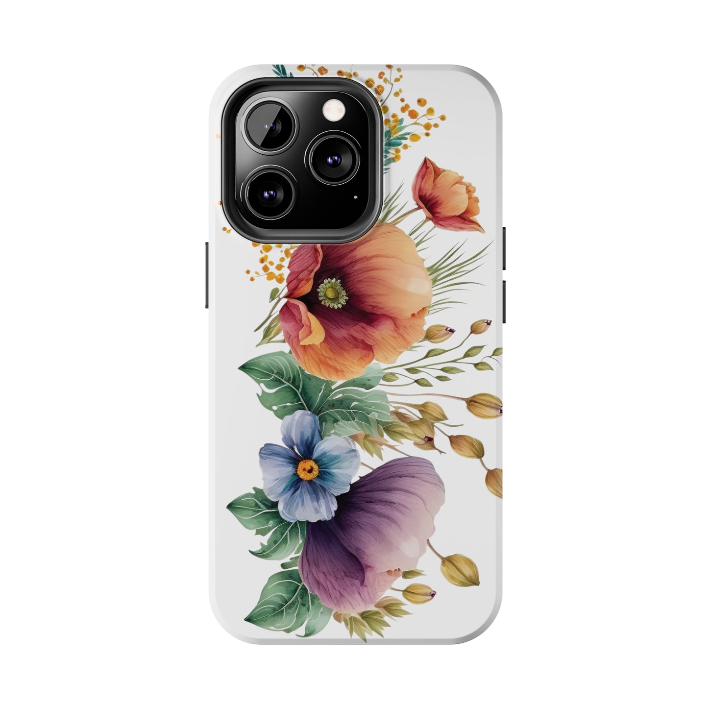 Tough Phone Cases: Watercolor Flower