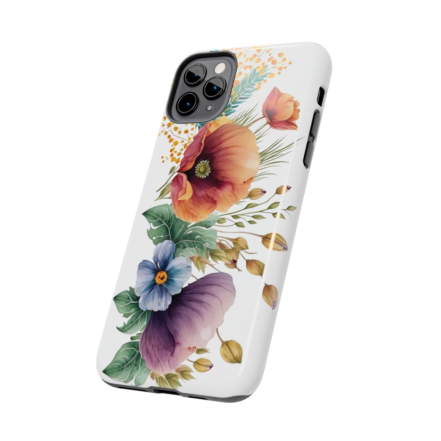 Tough Phone Cases: Watercolor Flower