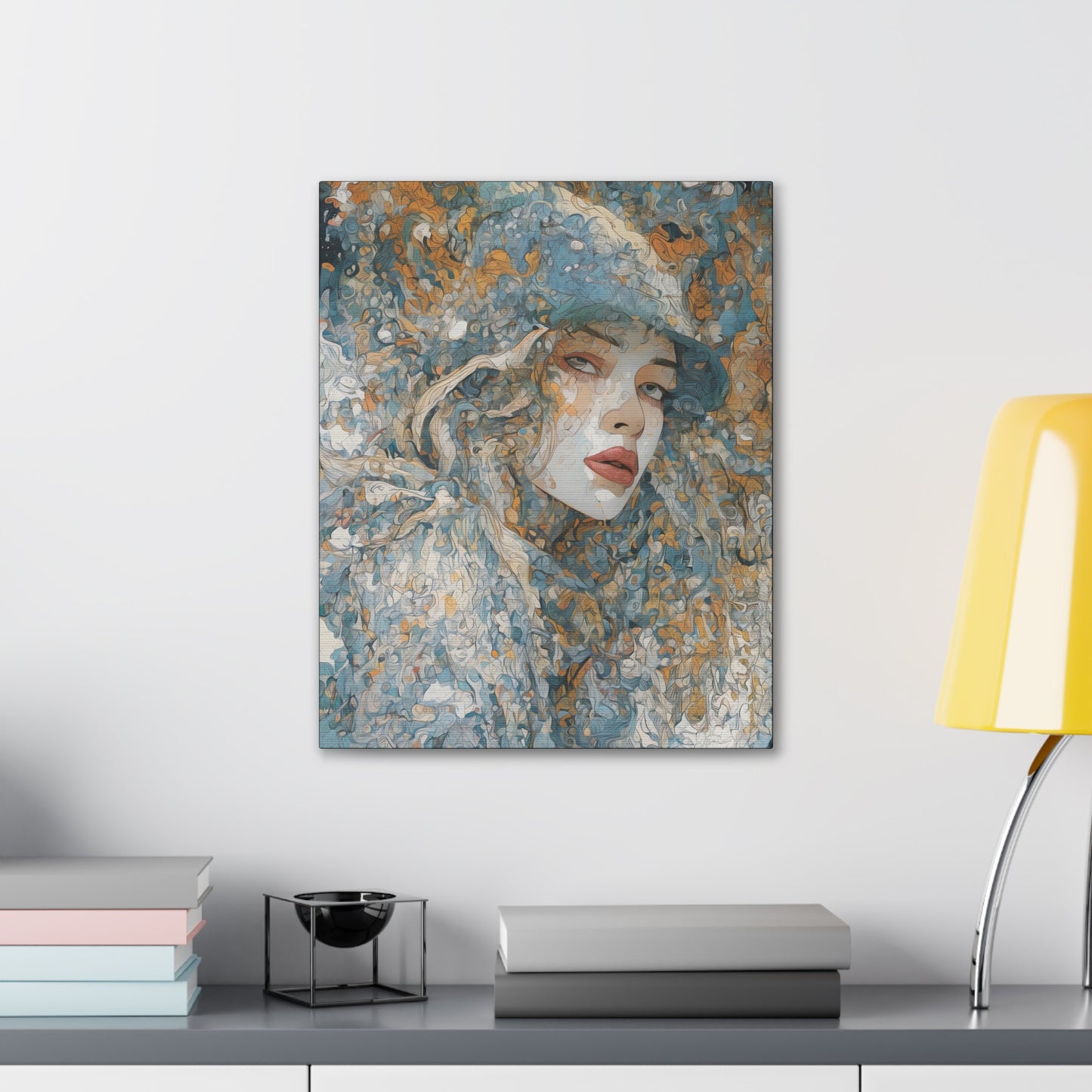 Beautiful Woman Abstract Art: Canvas Gallery Wraps