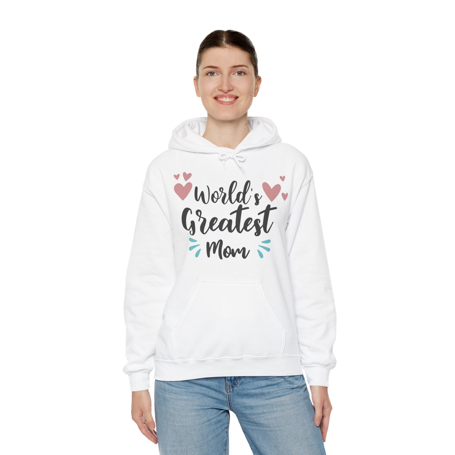 Worl Greatest Mom - Unisex Heavy Blend™ Hooded Sweatshirt