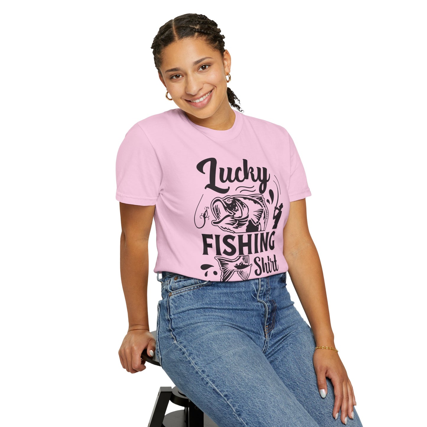 Lucky fishing shirt: Unisex Garment-Dyed T-shirt