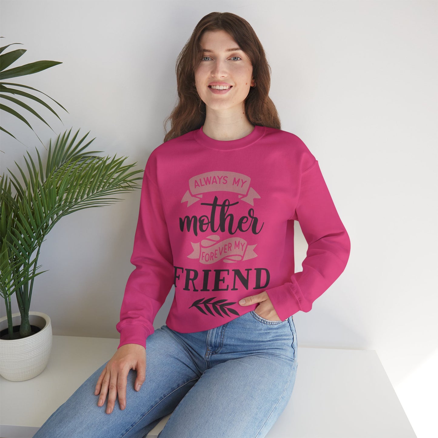 Always my mother - Unisex Heavy Blend™ Crewneck Sweatshirt