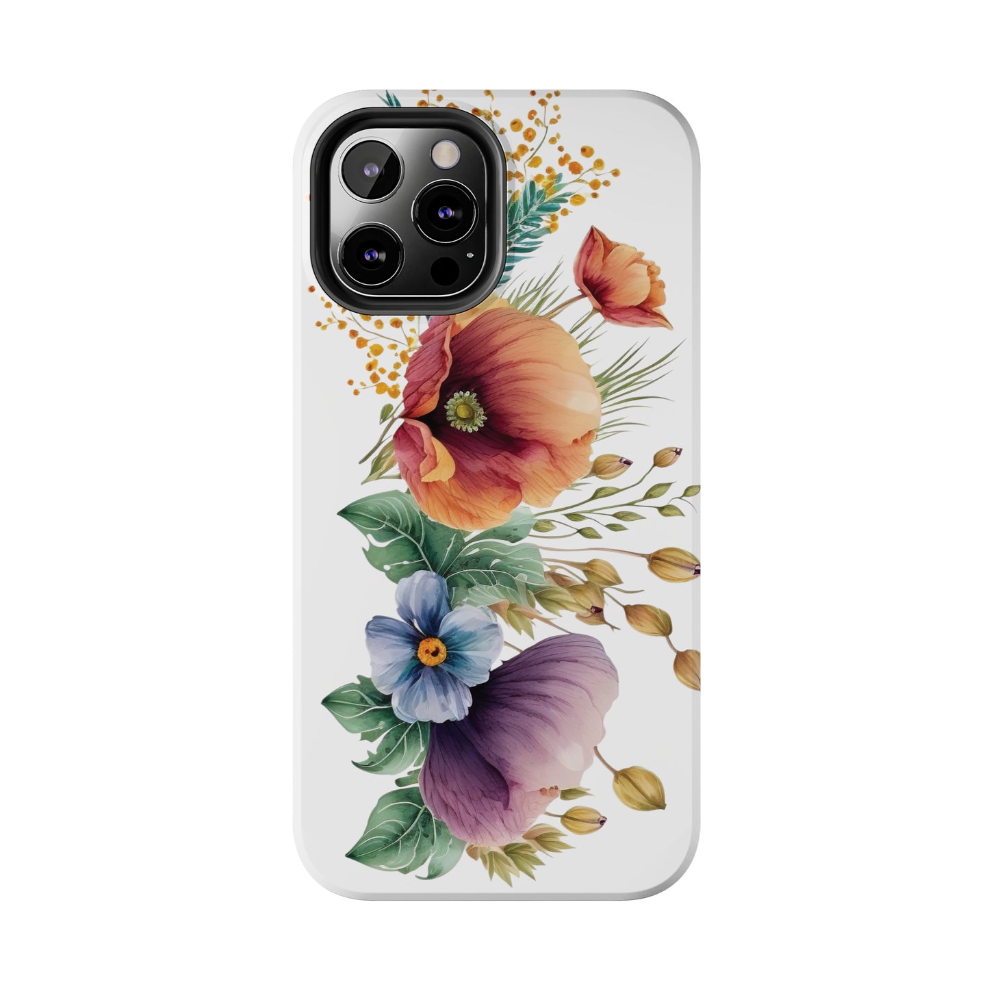 Tough Phone Cases: Watercolor Flower