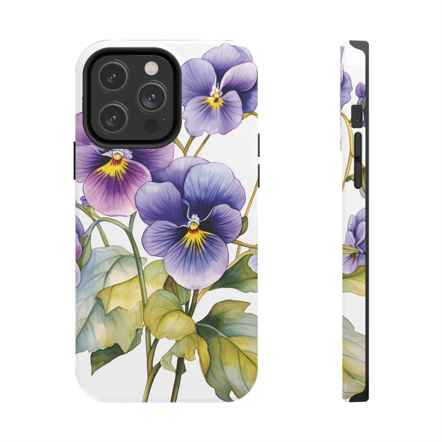 Tough Phone Cases (Violet Flower)