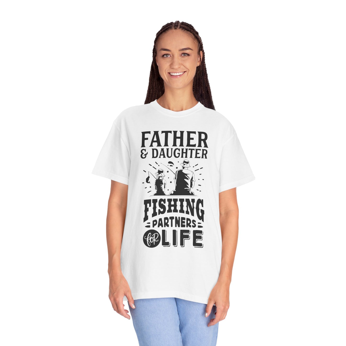 Father and daughter forever: Unisex Garment-Dyed T-shirt