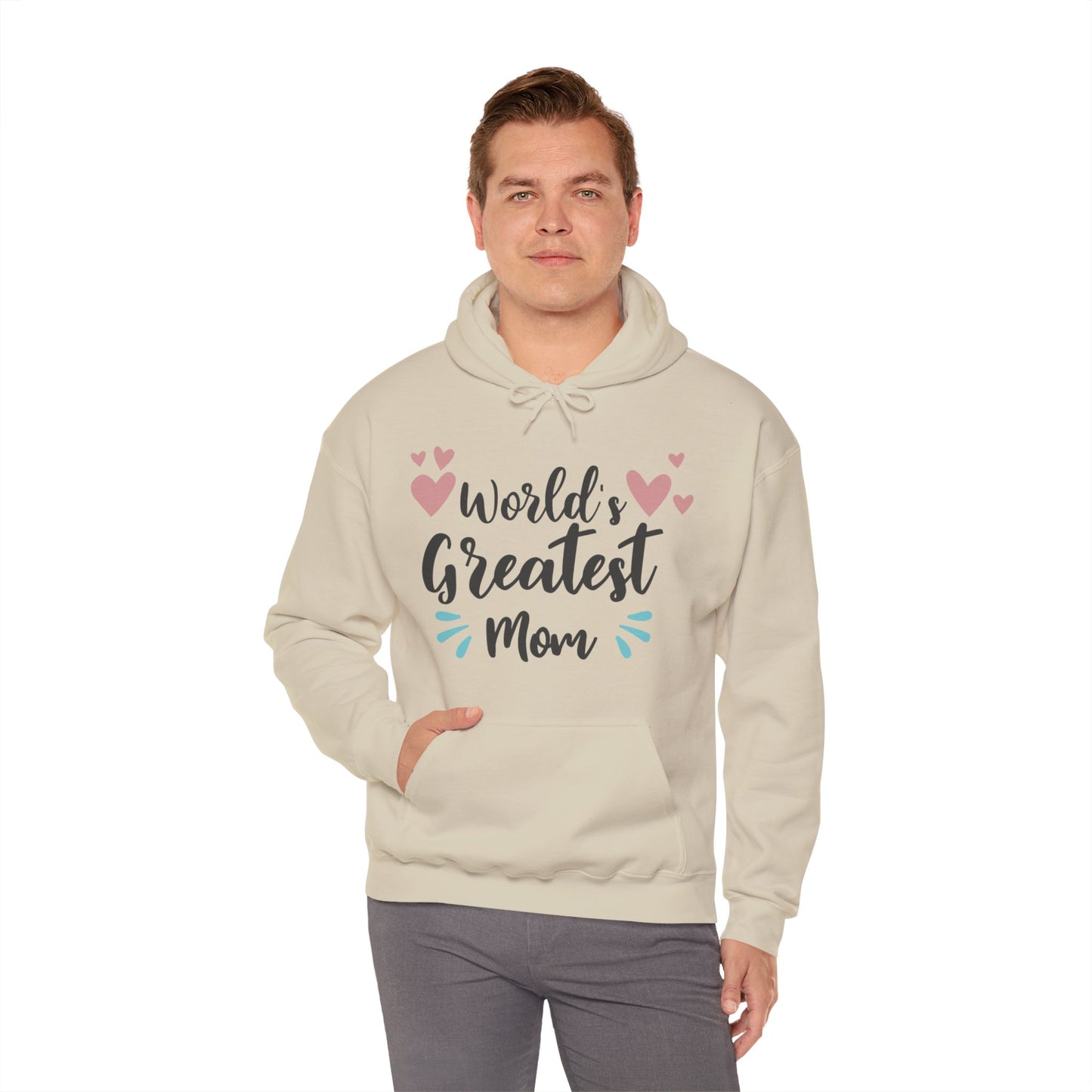 Worl Greatest Mom - Unisex Heavy Blend™ Hooded Sweatshirt