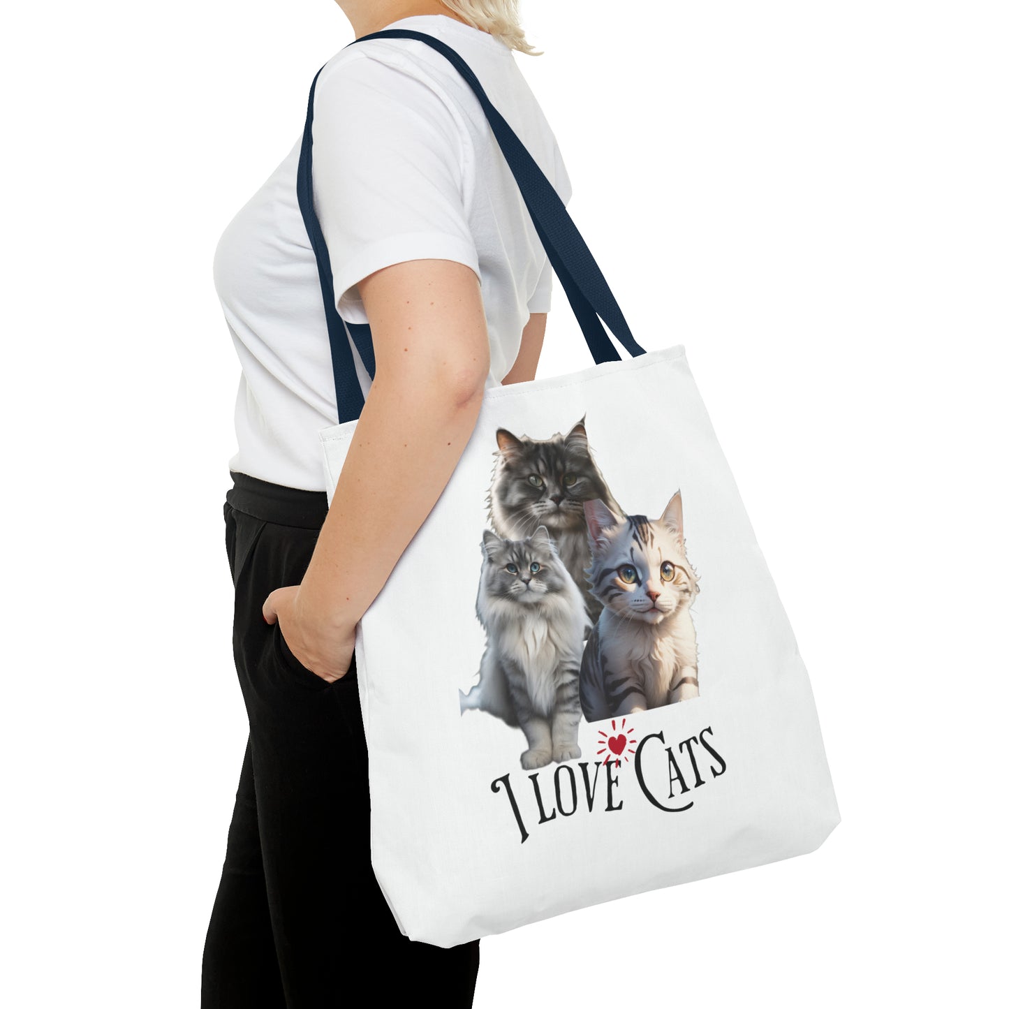 I love Cats - Tote Bag (AOP)