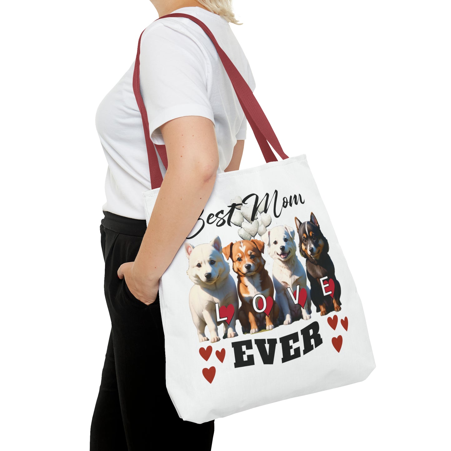 Valentine: Best Mom Ever - Tote Bag (AOP)