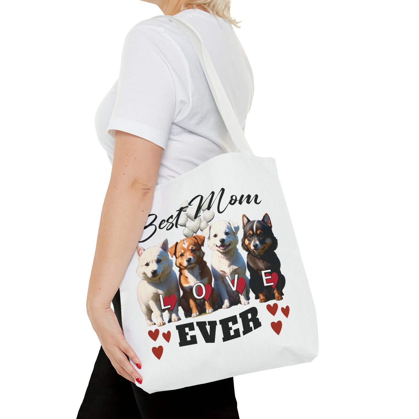 Valentine: Best Mom Ever - Tote Bag (AOP)