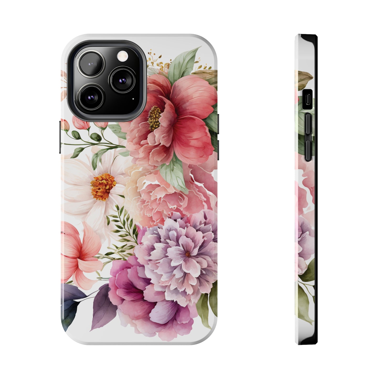 Tough Phone Cases: Watercolor Flower