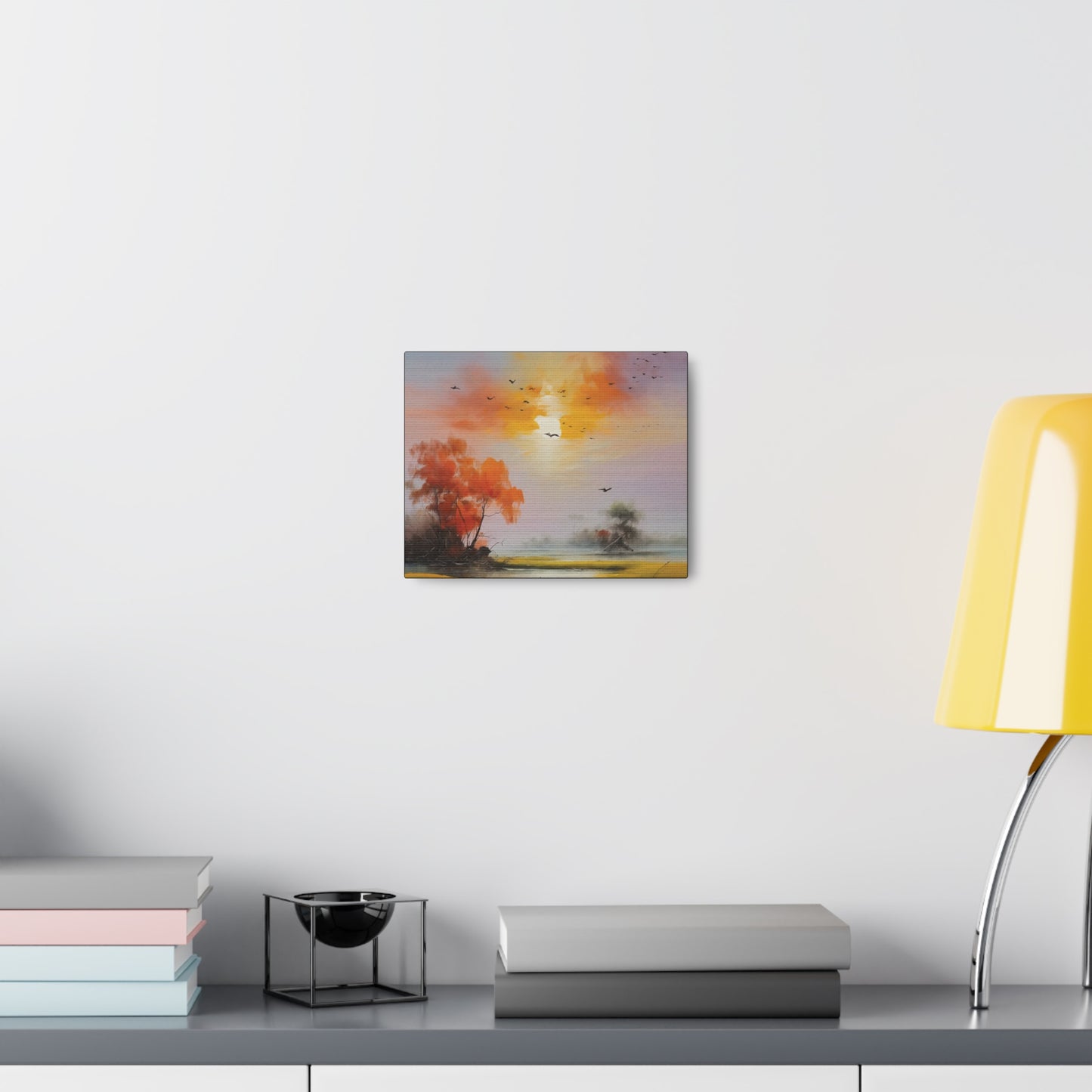 Birds & Evening Sun: Canvas Gallery Wraps