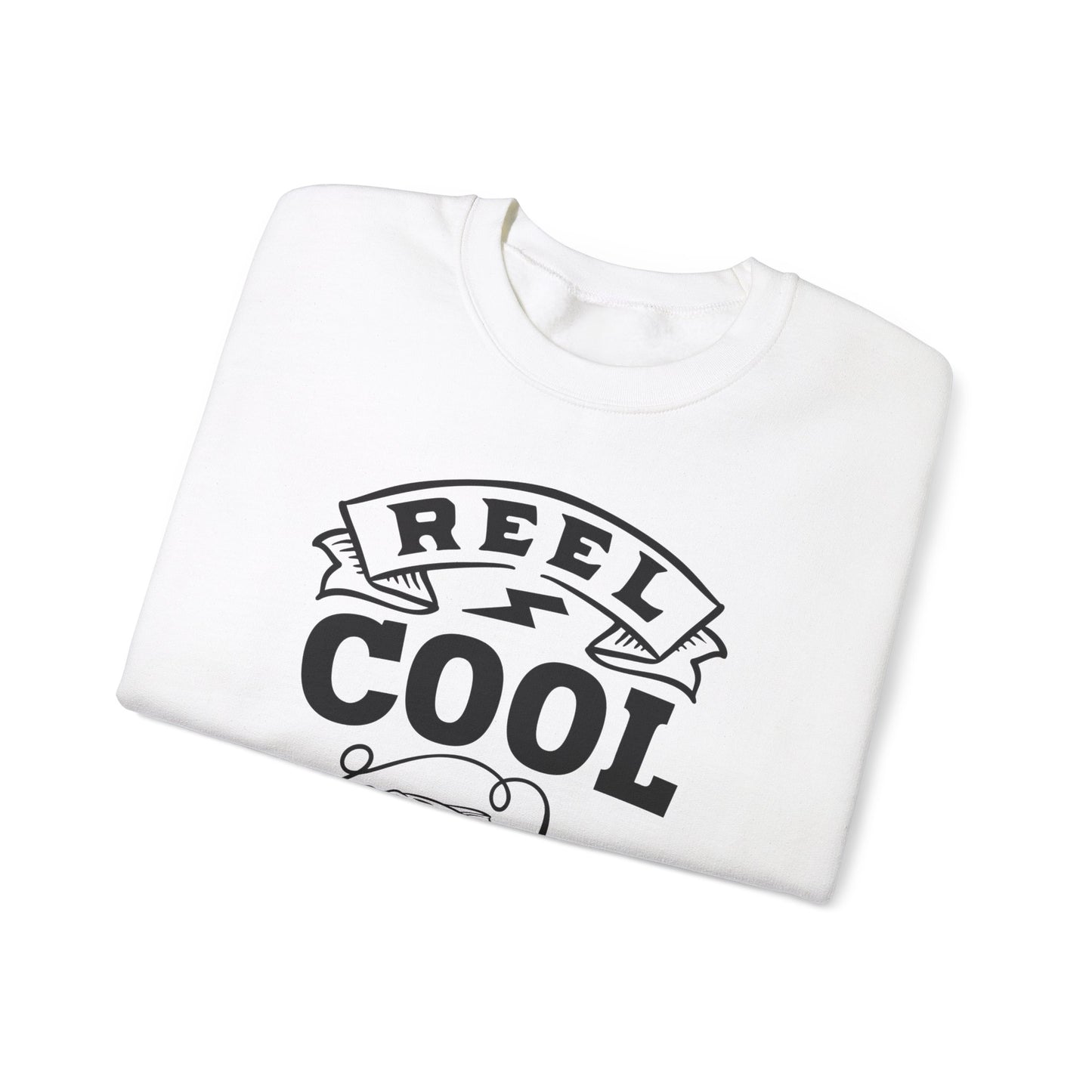 Reel cool dad - Unisex Heavy Blend™ Crewneck Sweatshirt