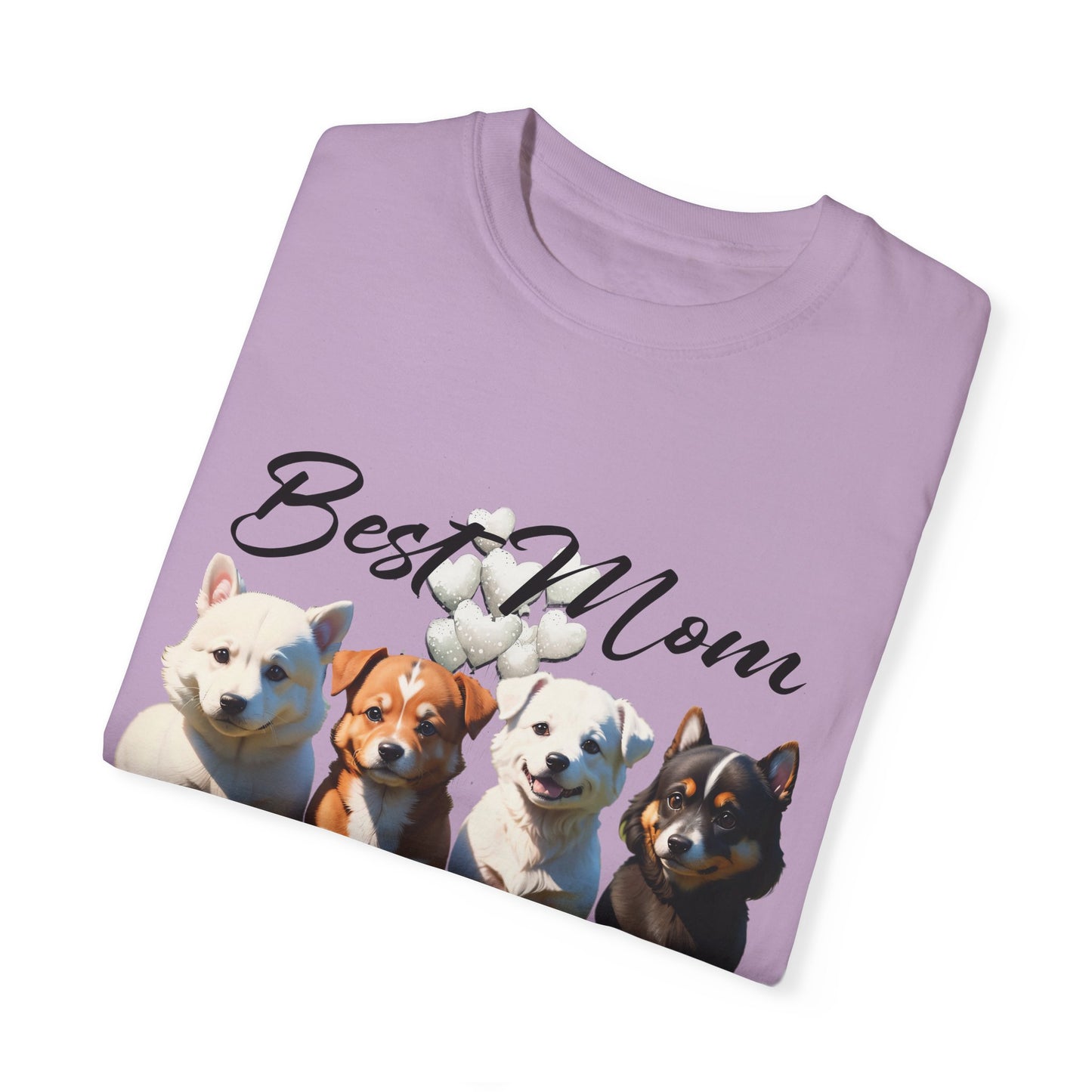 Valentine: Best Mom Ever - Unisex Garment-Dyed T-shirt