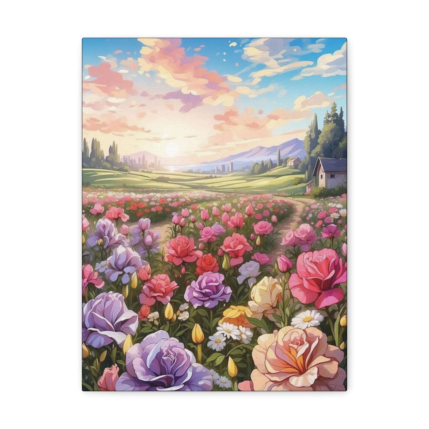 Flower Farm: Canvas Gallery Wraps