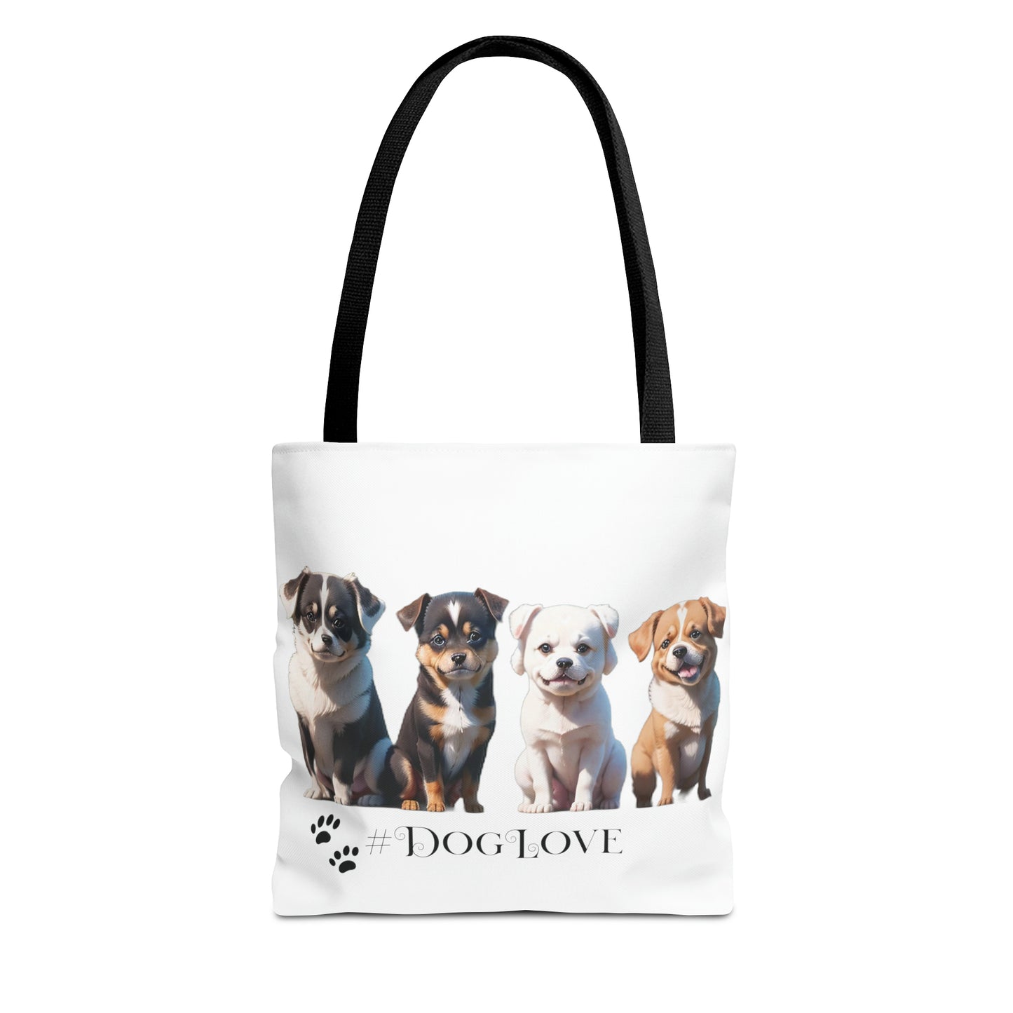 Tote Bag (AOP): #DogLove