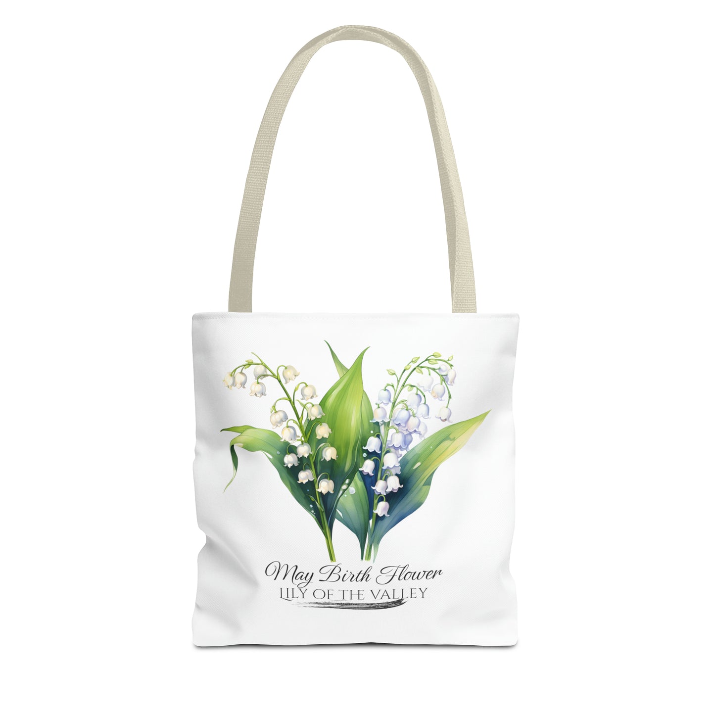 May Birth Flower: Lily of the valley - Tote Bag (AOP)