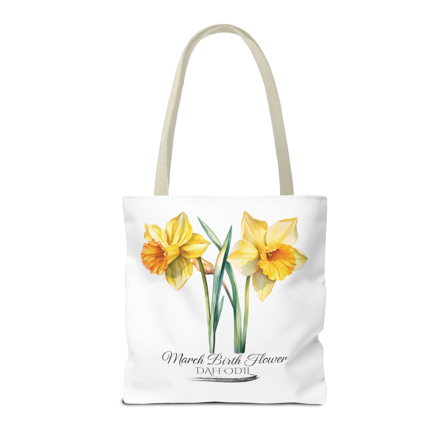 March Birth Flower: Daffodil - Tote Bag (AOP)