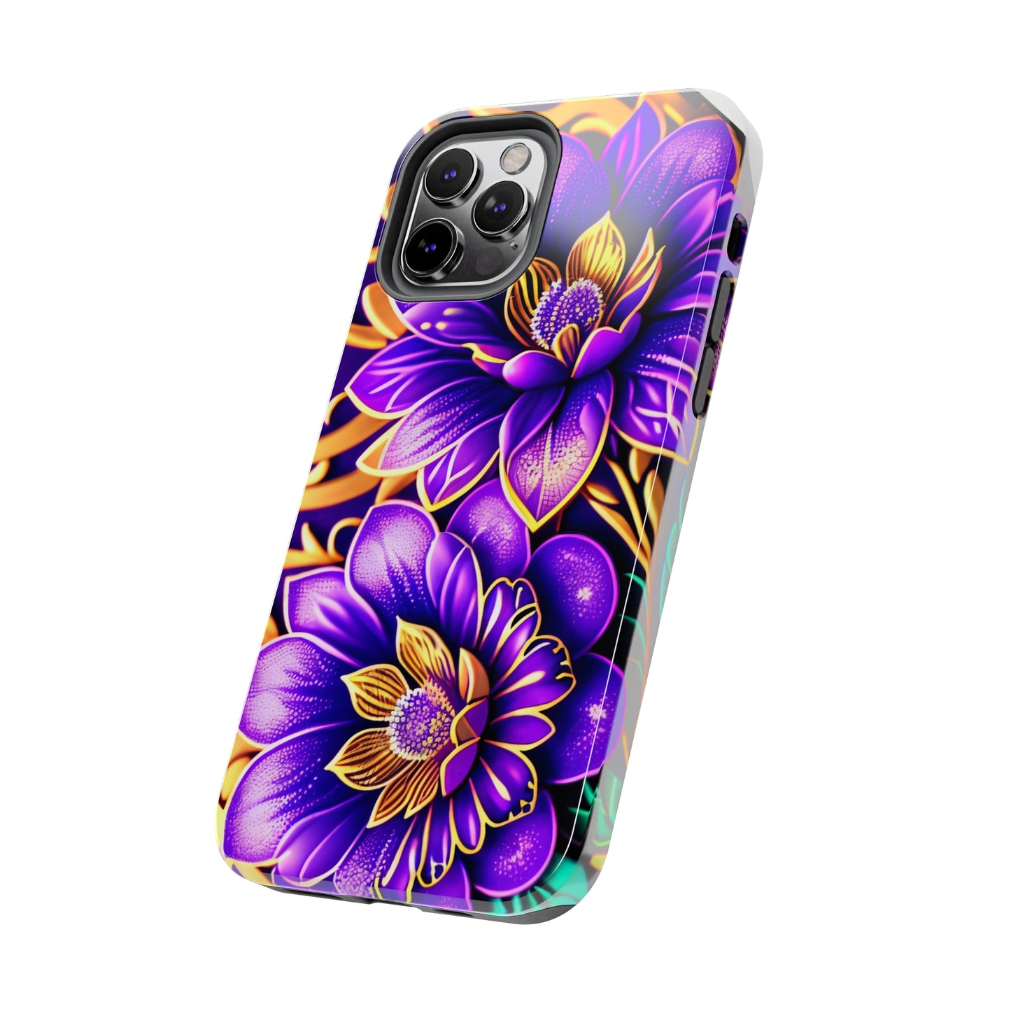 Tough Phone Cases: Fantasy Blossom Flowers