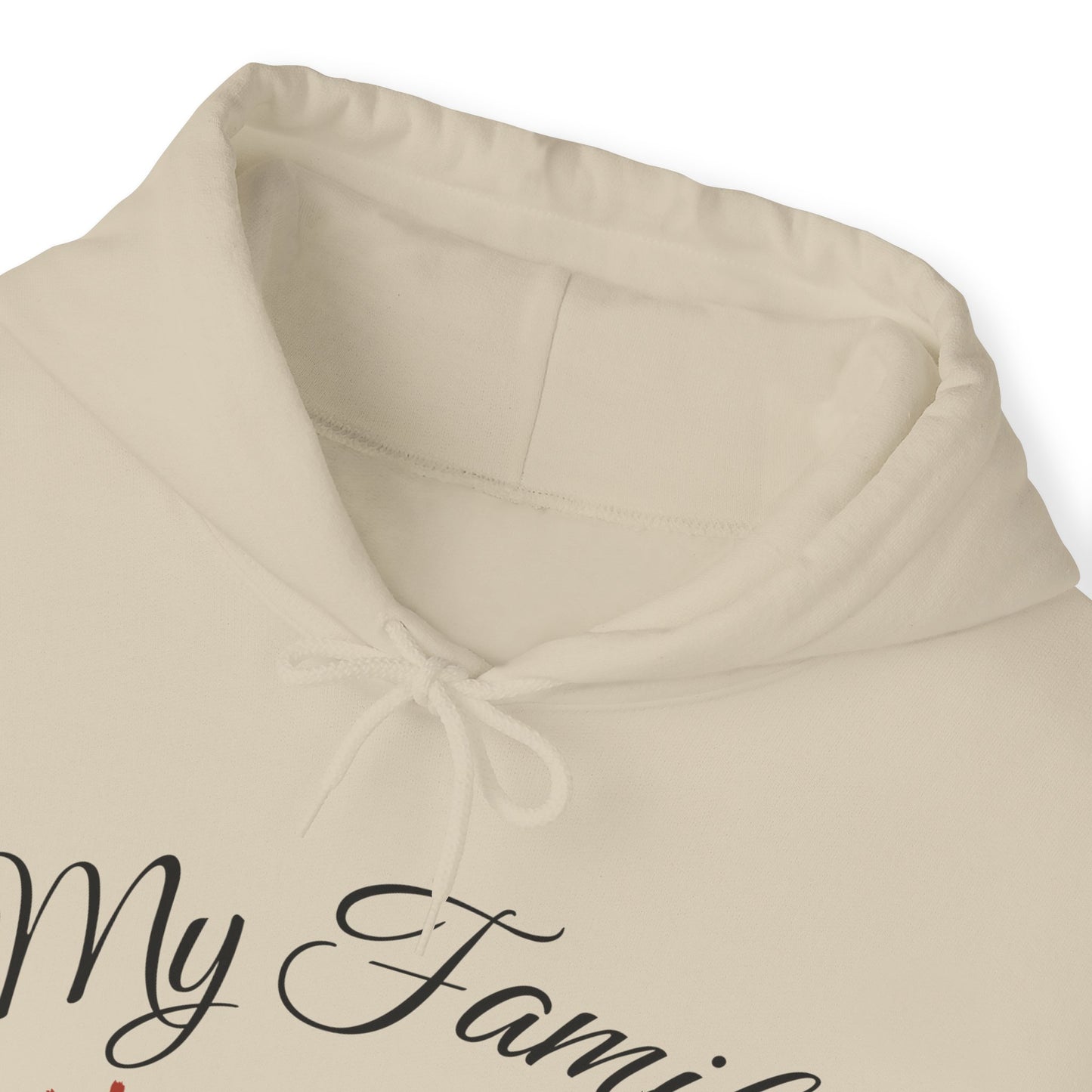 My Family Is My Valentine - Unisex Heavy Blend™ Hooded Sweatshirt