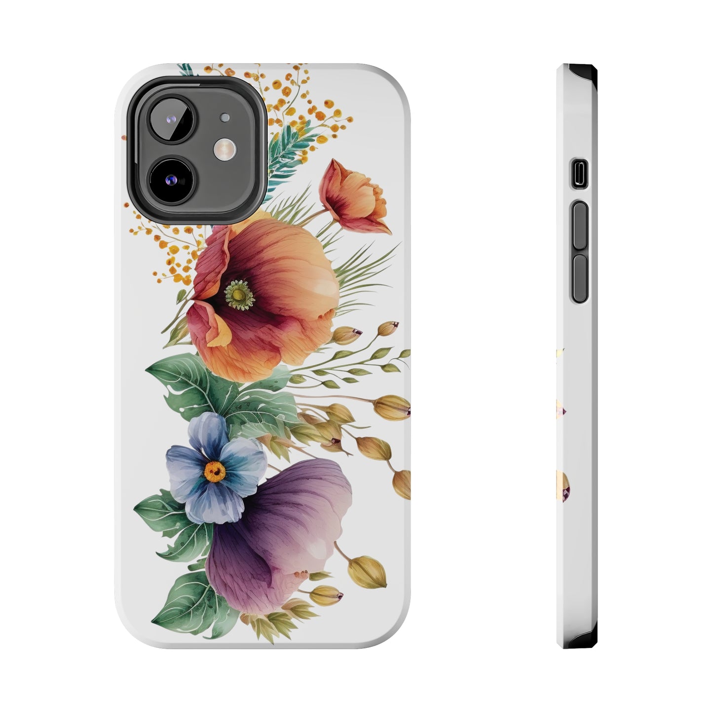 Tough Phone Cases: Watercolor Flower