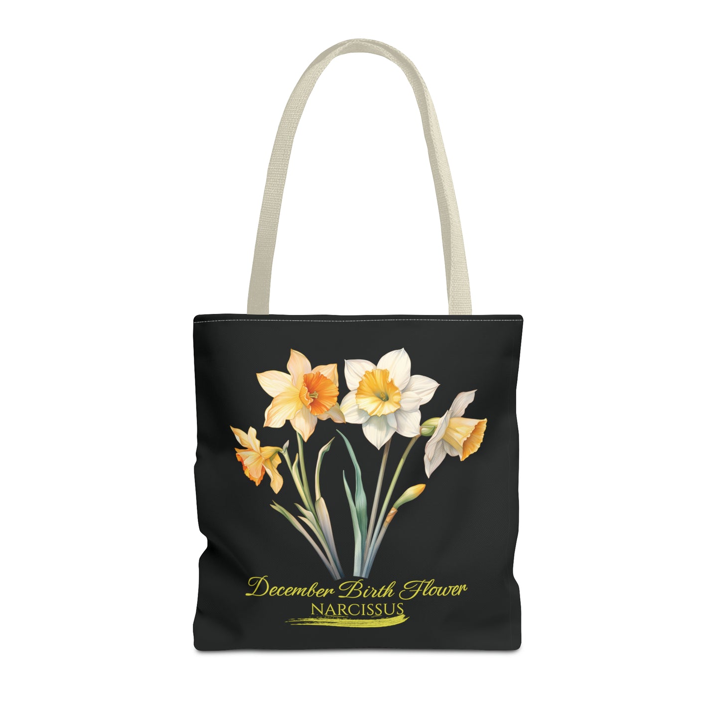 December Birth Flower: Narcissus - Tote Bag (AOP)