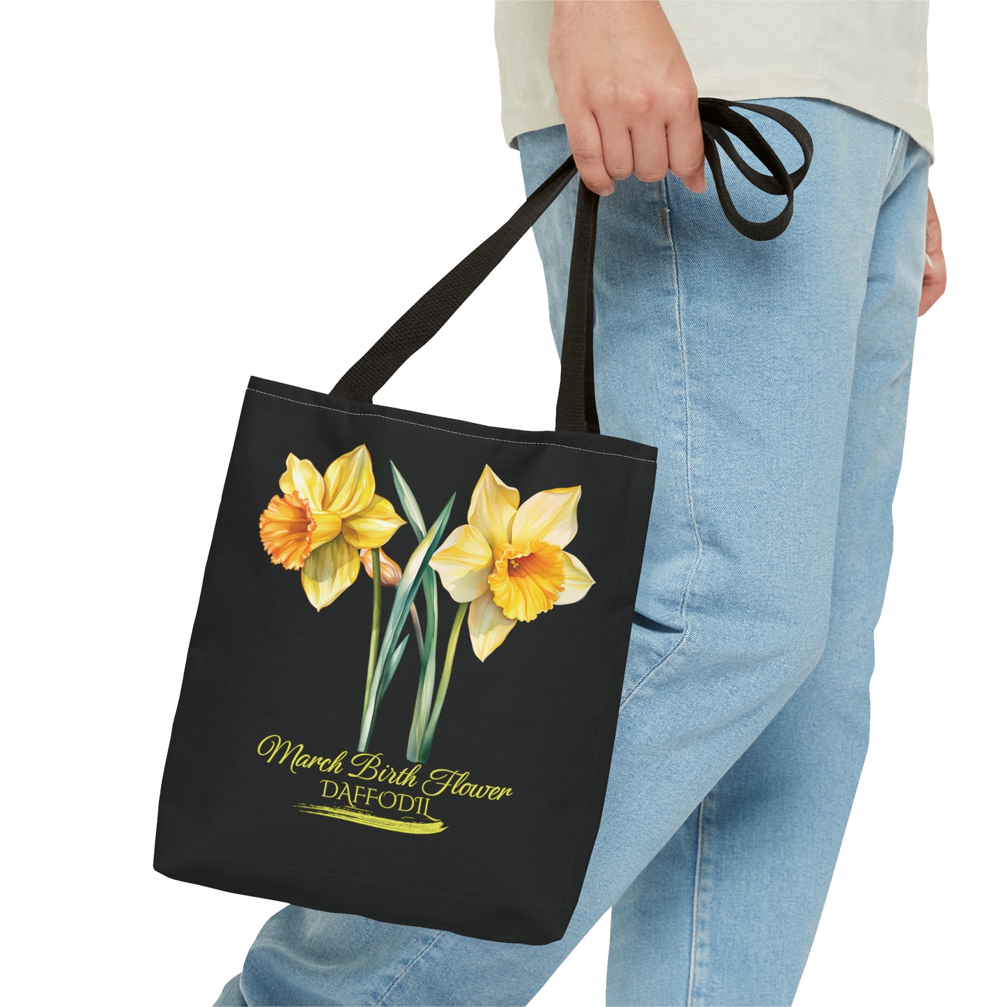 March Birth Flower: Daffodil - Tote Bag (AOP)